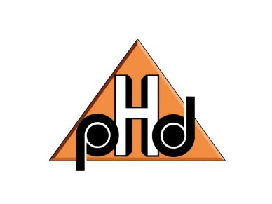 Orange triangle with 'Phd' text inside.