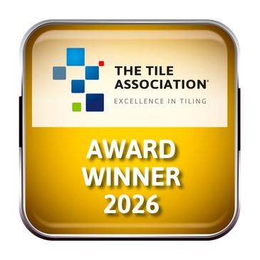 Award winner badge for 2026 from The Tile Association.