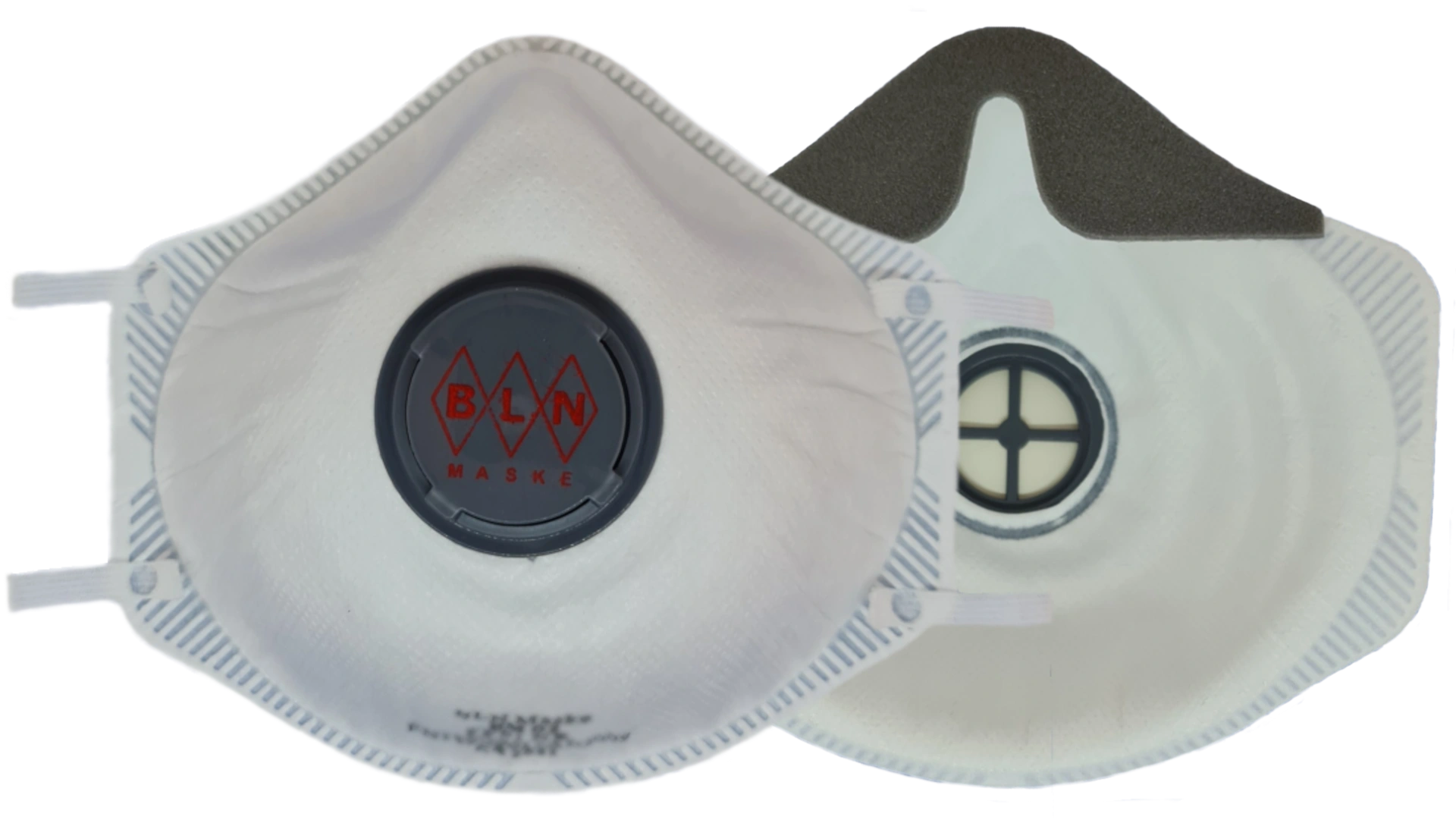 BM 022A FFP2 NR valved conical dust respirator with Active Form Technology and soft nose seal.