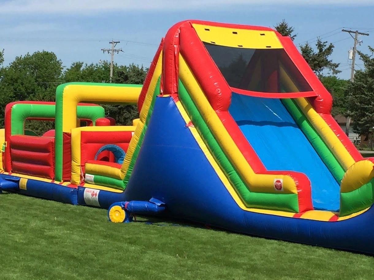 Hampshire IL Water Slide and Bounce House Rentals-2 Froggy Jumps