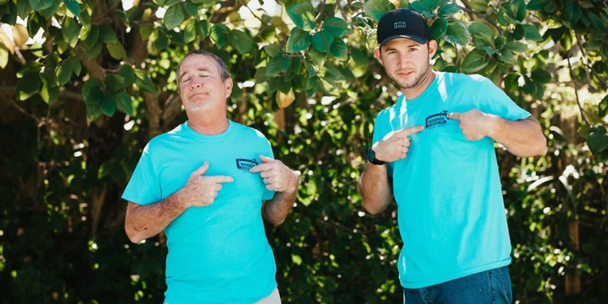 Scott Monroe and Chris Monroe, Father-and-Son team, of Monroe Plumbing of Manatee County