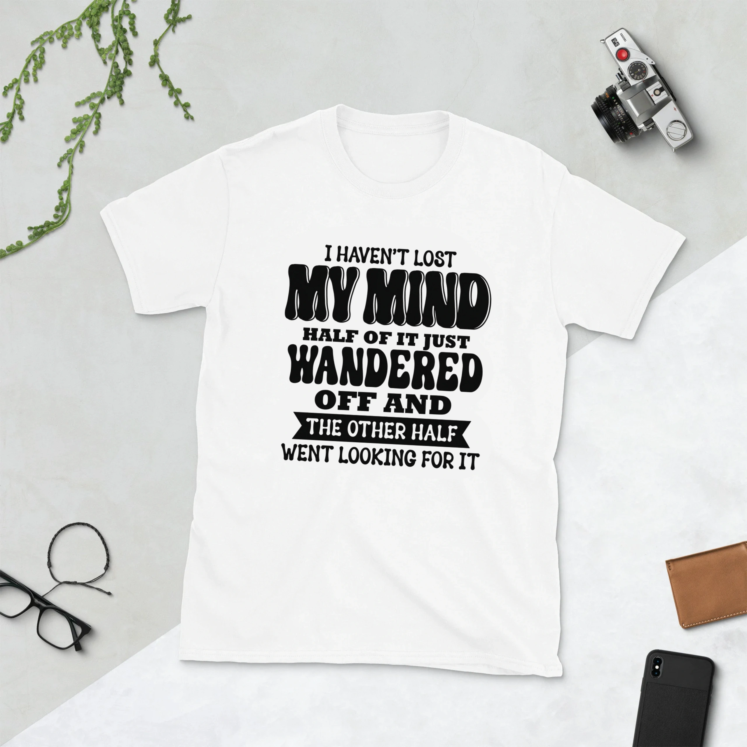 I HAVEN'T LOST MY MIND
HALF OF IT JUST WANDERED OFF AND
THE OTHER HALF WENT LOOKING FOR IT