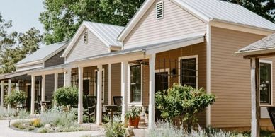 The newly renovated Hill Country Herb Garden is eager to welcome you to our space to stay, dine, rel