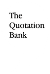 The Quotation Bank
