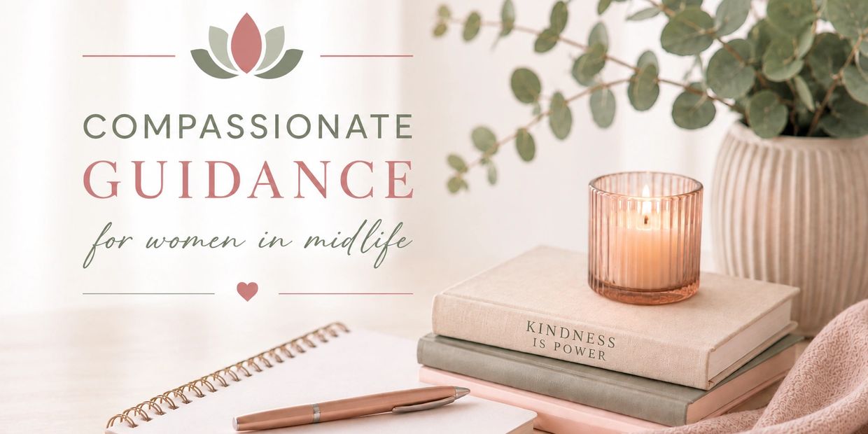 Compassionate menopause and midlife wellbeing support in a calm, welcoming setting