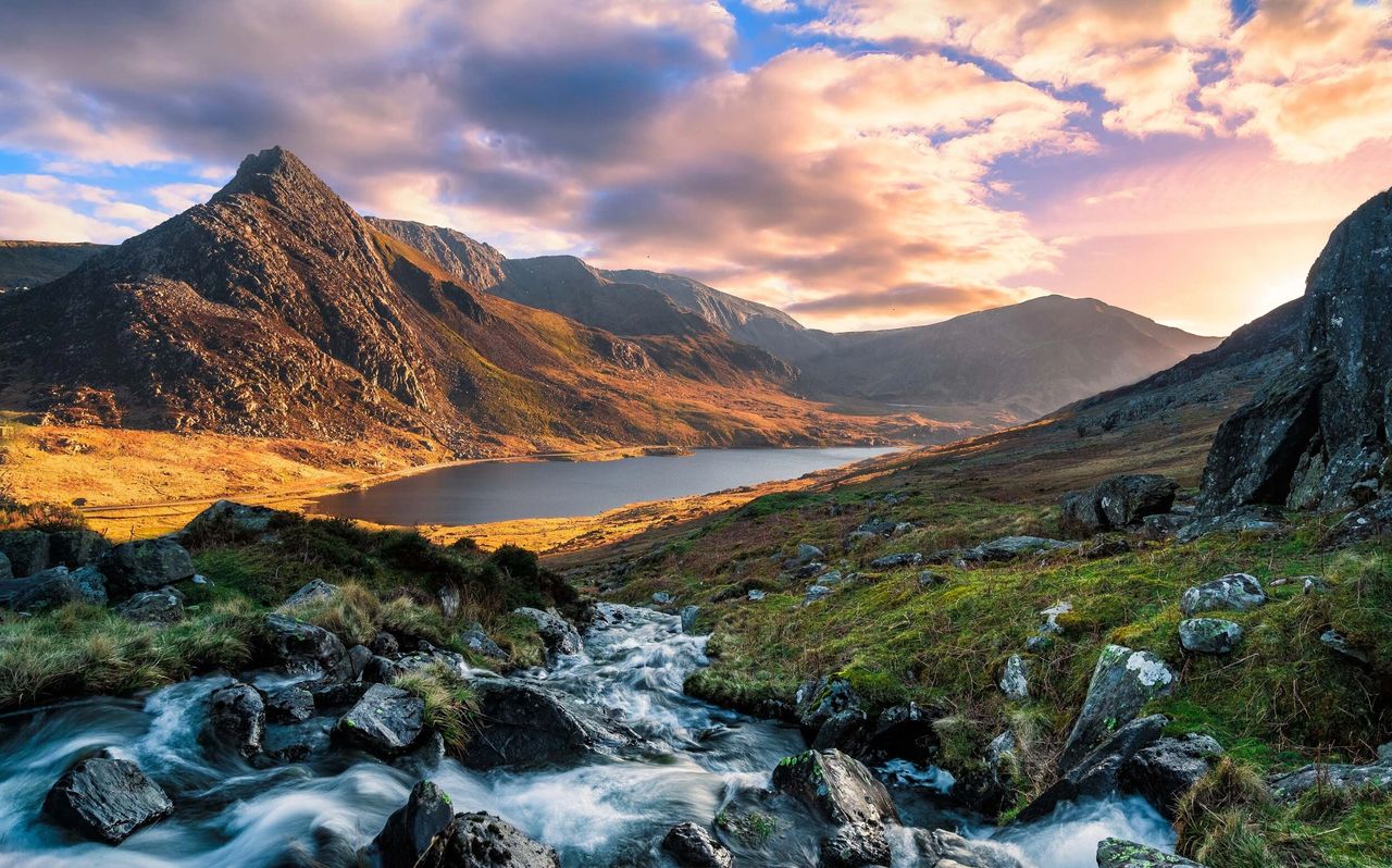 A view on Snowdonia, Wales, United Kingdom 