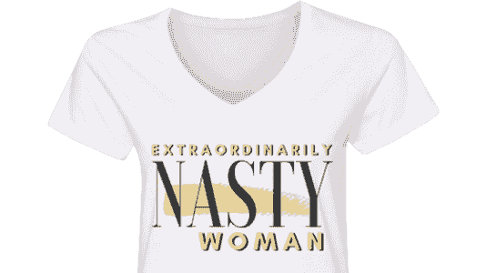 Extraordinarily Nasty Woman V-Neck T-Shirt