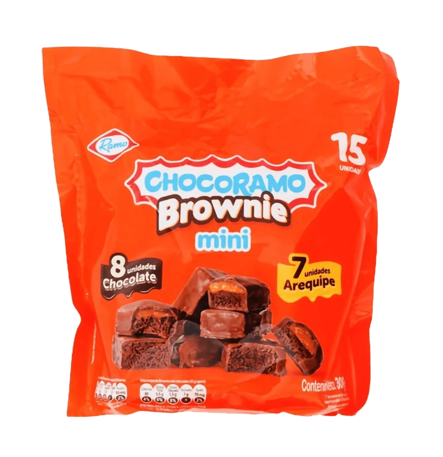 MINI BROWNIES PAQUETE 12 UND