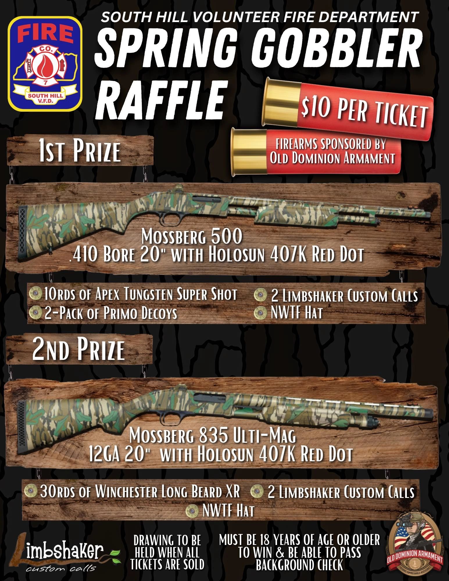 Oregon Raffle 2025 2025 Spring Gobbler Raffle