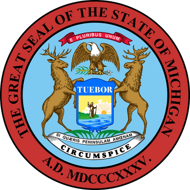 STATE OF MICHIGAN SEAL FOR LAW FIRM LOCATED IN FLORIDA, MISSOURI