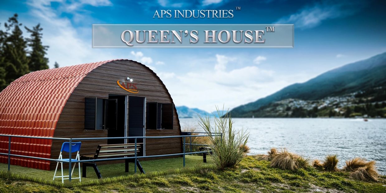 Prefab Movable house . Queen's house concept designed by APS Industries in Palghar  Maharashtra