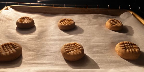 Baking, butter cookies