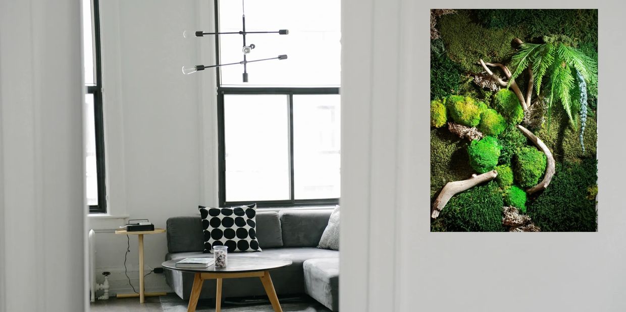 Little jungle in the simple stile 
