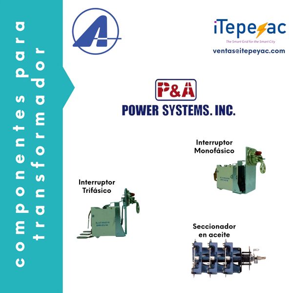 Interruptores para transformador y  
seccionadores de aceite para transformadores de distribución.