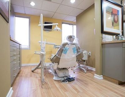 One of our-state-of-the-art patient room. We have digital xrays with minimum radiation.