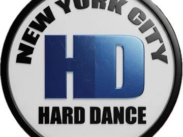 Logo of New York City Hard Dance with HD initials.