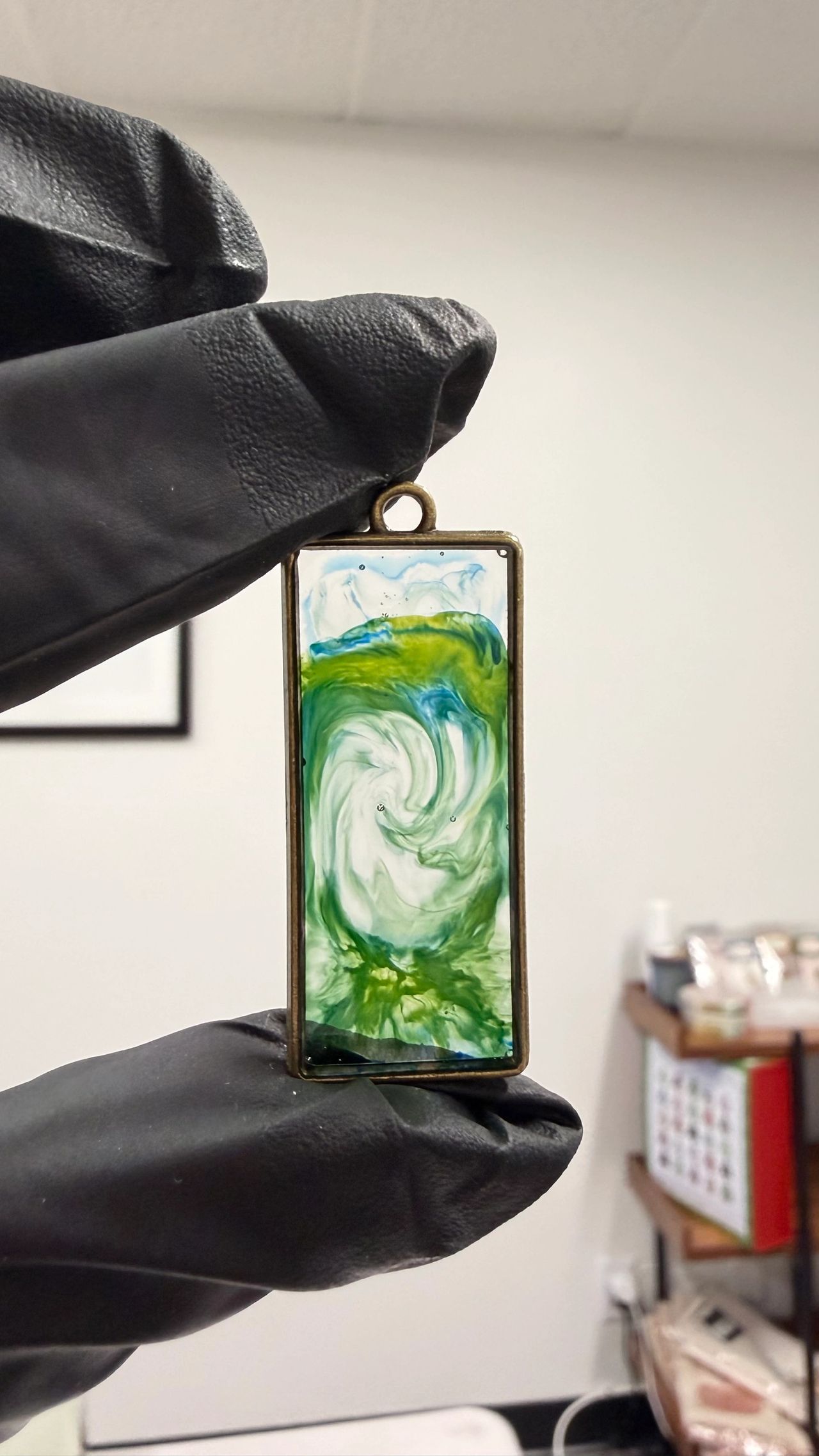 UV Resin + Acrylic Inks