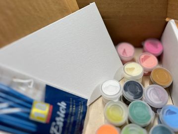 Sample Acrylic Paint Subscription Box