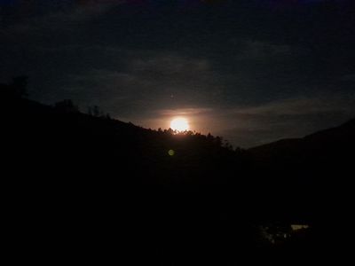 Moon rise at Casa Shen