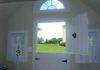 Custom dutch door into playhouse