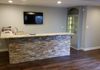 Basement bar area