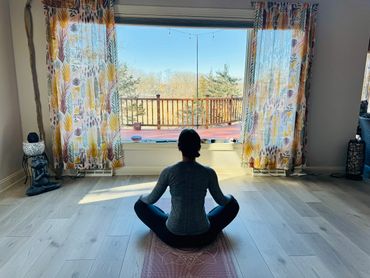 meditation with a view
