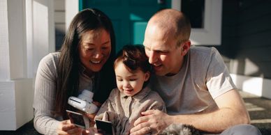 Couple feeling like they are parenting as a loving, unified team