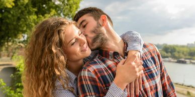 Couple feeling connected after effective couples counseling