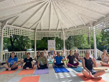 The INDIAN-SERBIAN CHAMBER OF BUSINESS & COMMERCE hosted the International Day of Yoga in Novi Sad -