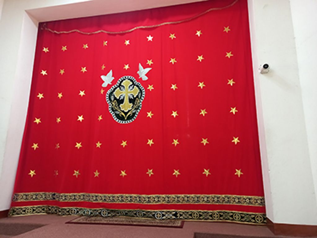 Mar Thoma Church Altar Curtain