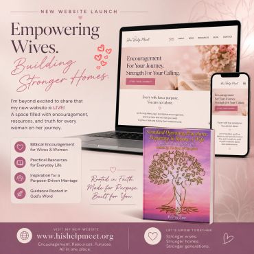 New website launch empowering wives with resources and encouragement.