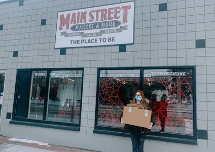 mainstreet market okotoks alberta shopping shop local crafters makers