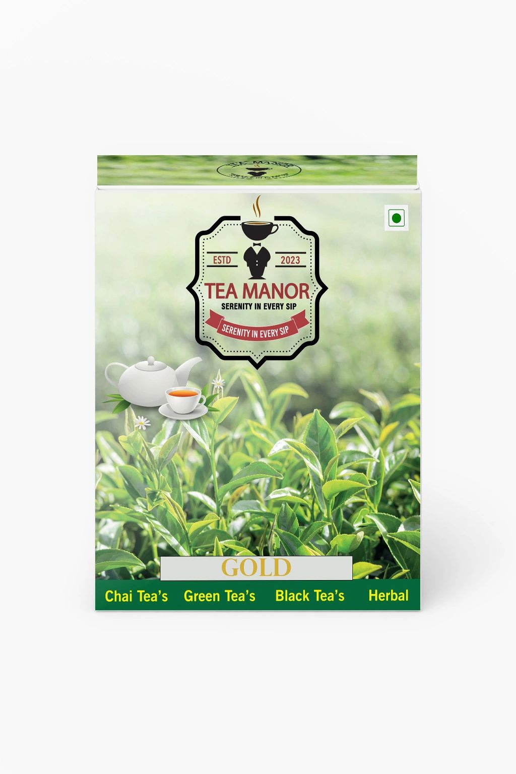 GOLD TEA | TEA MANOR | PREMIUM ASSAM & NILGIRIS BLEND | RICH, AROMATIC ...