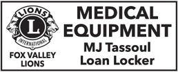 Fox Valley Lions Medical Loan Locker