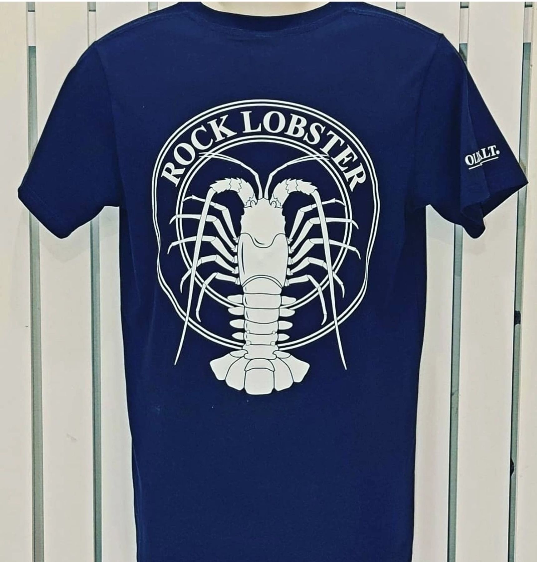 Lobster T-Shirt - Colours Navy , Black , White , Sage & Sand