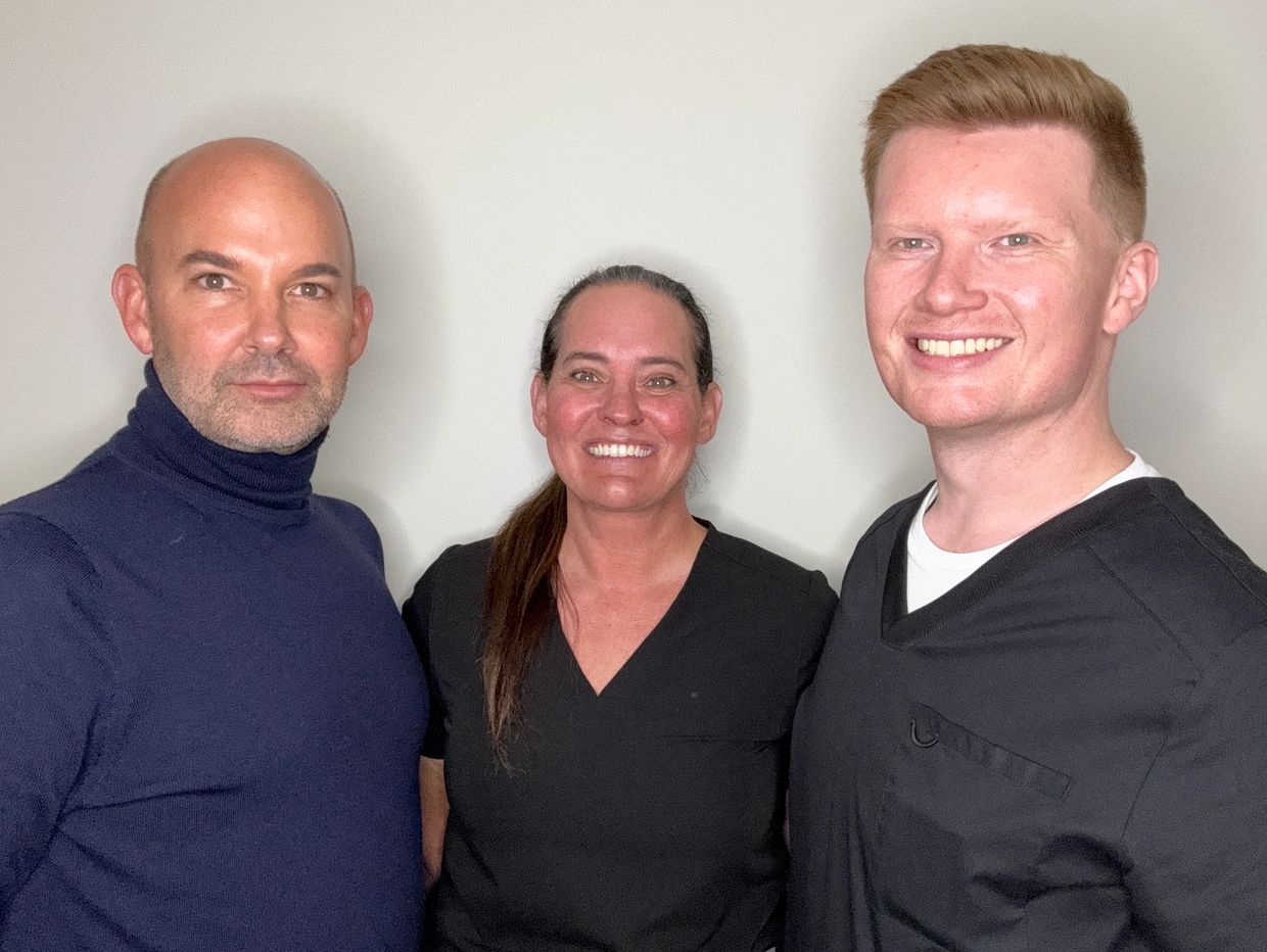 The Allure Aesthetics & Wellness Team, Jason, Christy, & Cameron.