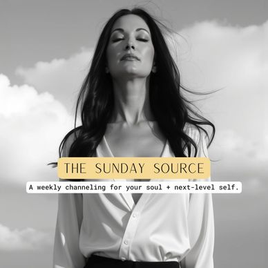 A serene woman with eyes closed, embodying calm and mindfulness under a cloudy sky.