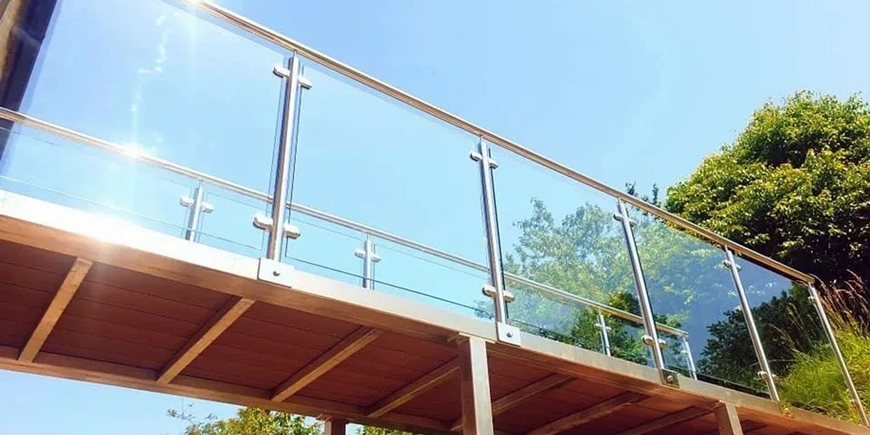 south hams. South Devon. balustrades. high quality. stainless steel. bespoke. glass. bridge. Plymout