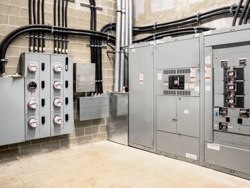 California Warehouse Electrical Room