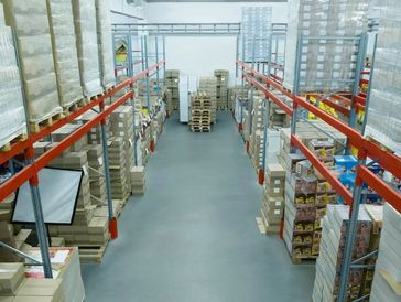 California Warehouse Surveillance Rack Aisle Security Camera System Riverside