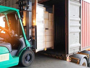 California Warehouse Container Unloading Inbound Receiving Riverside