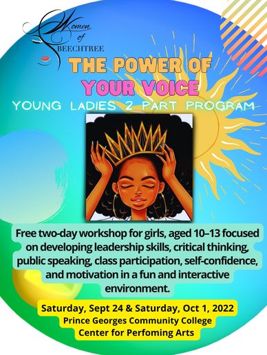 Workshop empowering girls aged 10-13 in leadership and public speaking.