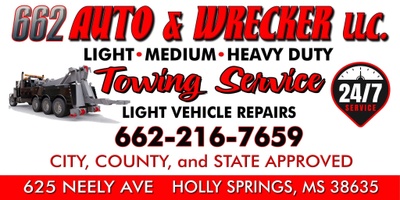 662 AUTO AND WRECKER               662-216-7659               