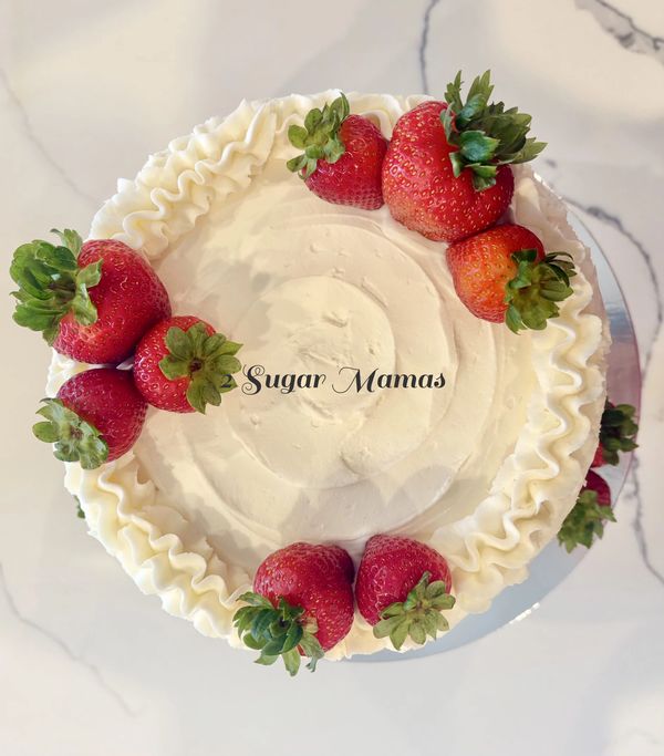 2 Sugar Mamas cake Quite and Strawberry