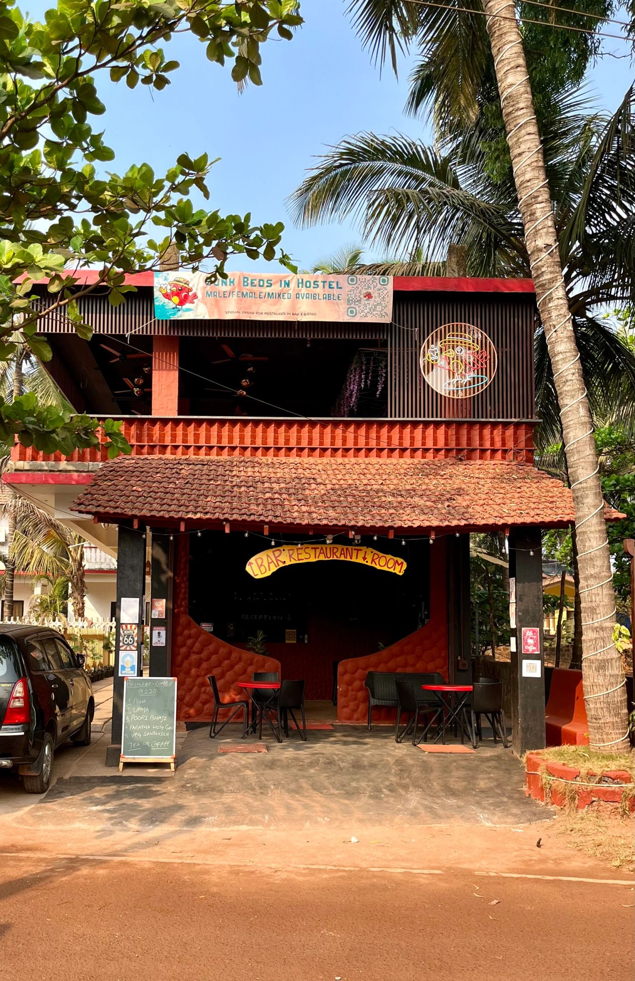 La GoYa property exterior, restaurant entrance