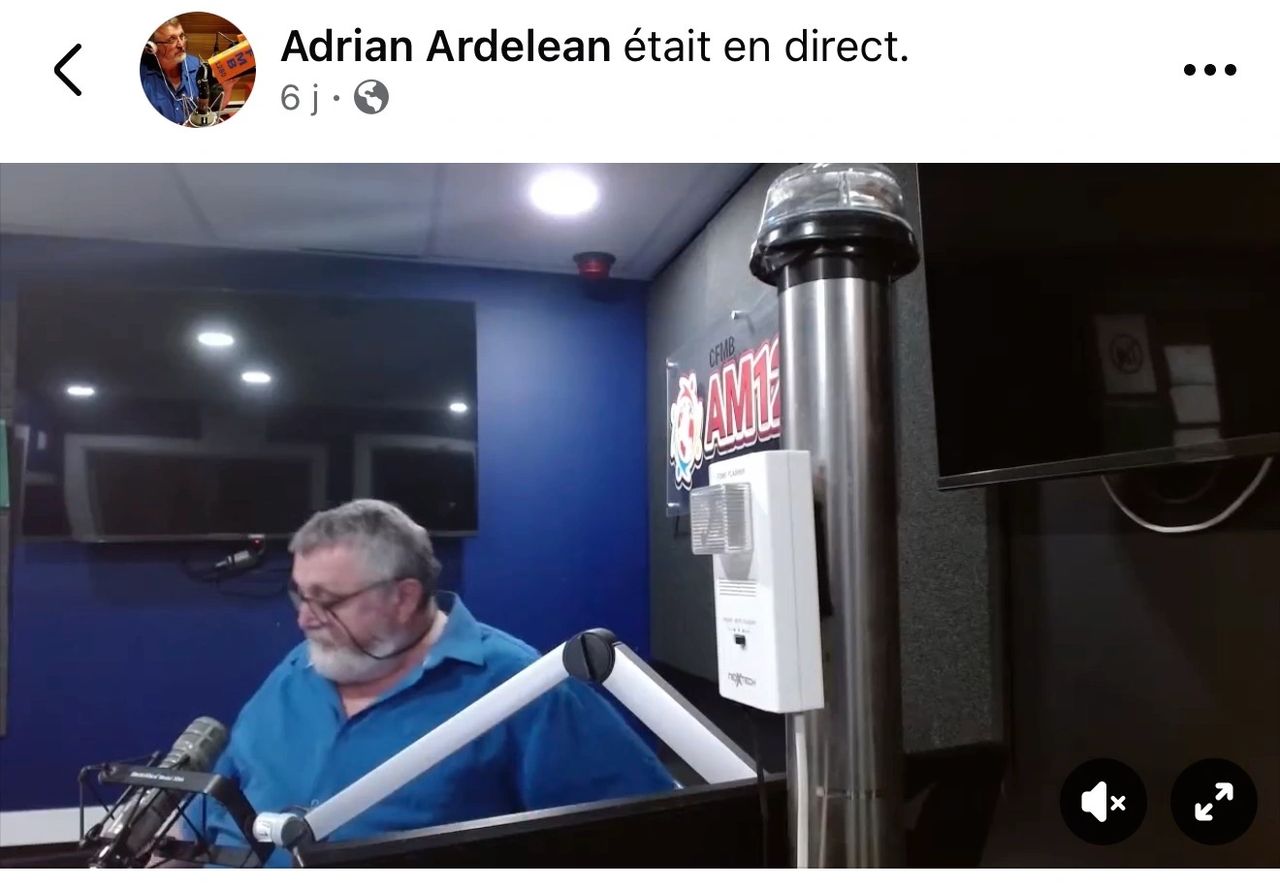 Capture d’écran d’une publication sur un réseau social. Cliquez sur l’image pour y accéder.