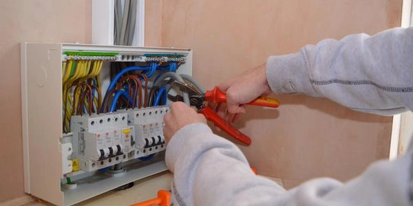 Consumer unit and rewiring. 