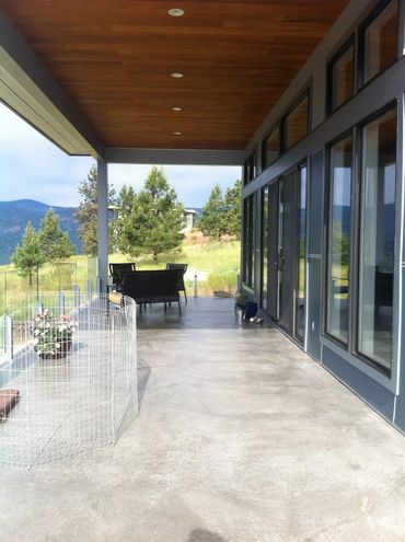 Concrete patio deck sealing - Kelowna