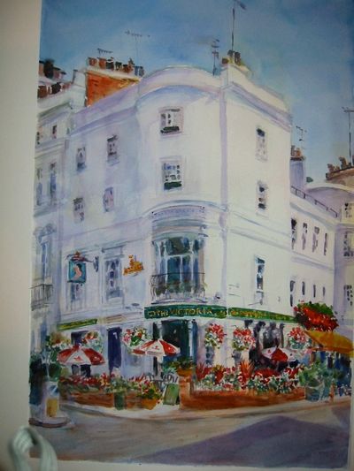 painting of the Victoria Pub