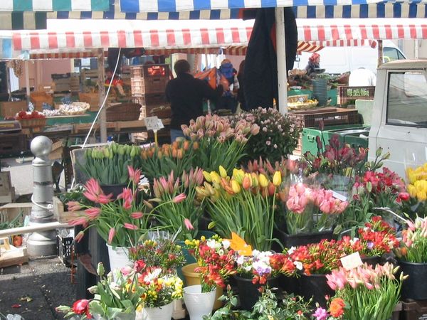 The Marche des fleurs, Nice.